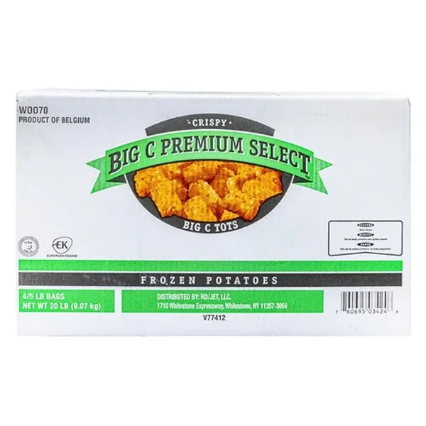 Big C Premium Select Potato Tots - 4/5lbs