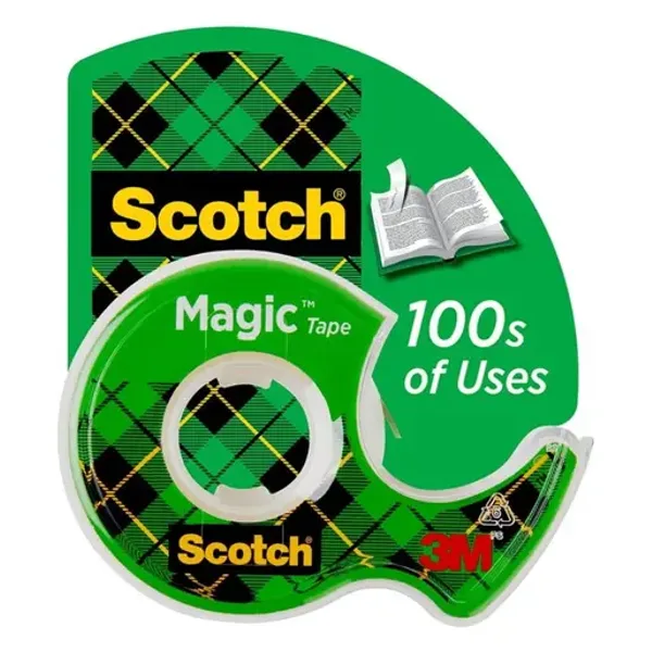 Scotch Magic Tape, 3/4 in. x 500 in., 1 Dispenser
