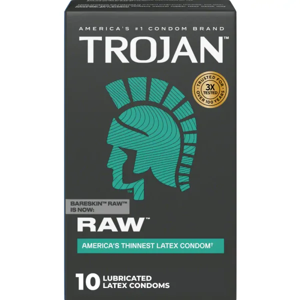 Trojan BareSkin Raw Lubricated Thin Condoms