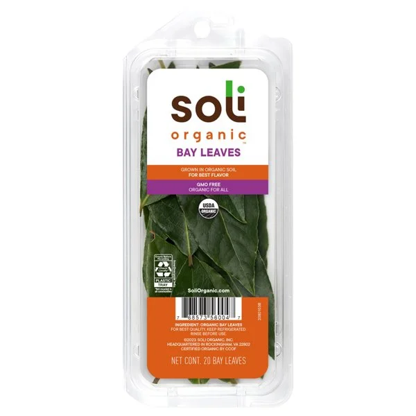Soli Organic Fresh Bay Leaves, 0.5 oz