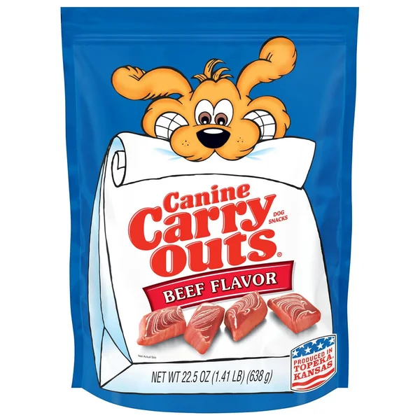 Canine Carry Outs Beef Flavor Chewy Dog Snacks