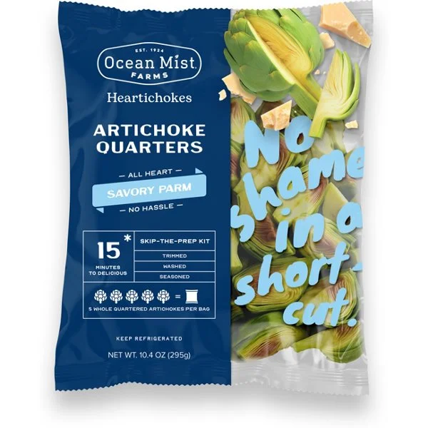 Ocean Mist Farms Artichoke Quarters - Savory Parm, 10.4 oz