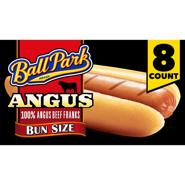 Ball Park Bun Size Angus Beef Franks