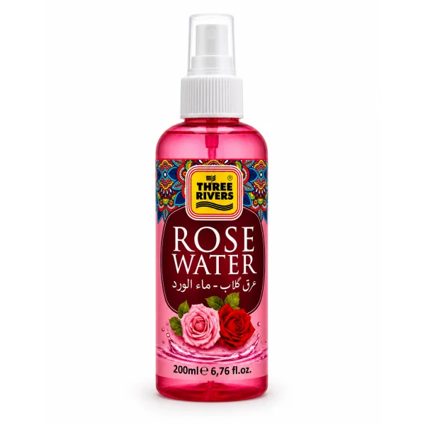 THREE RIVER Rose Water Spray 200 ml ( Turkish )