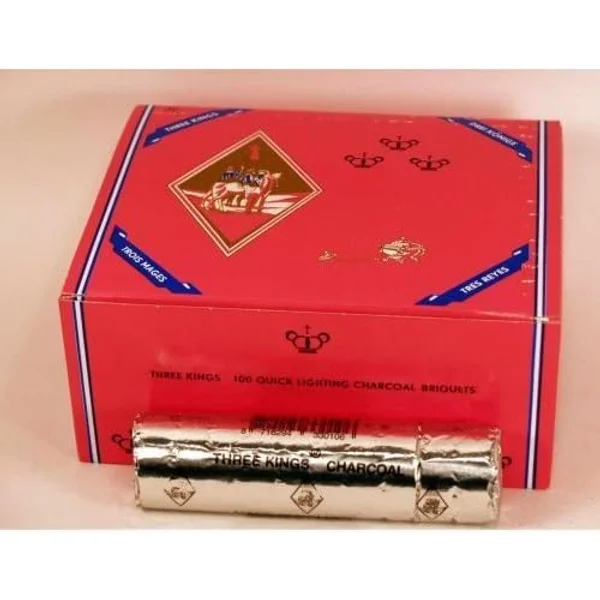 THREE KING Charcoal Single Roll – LARGE