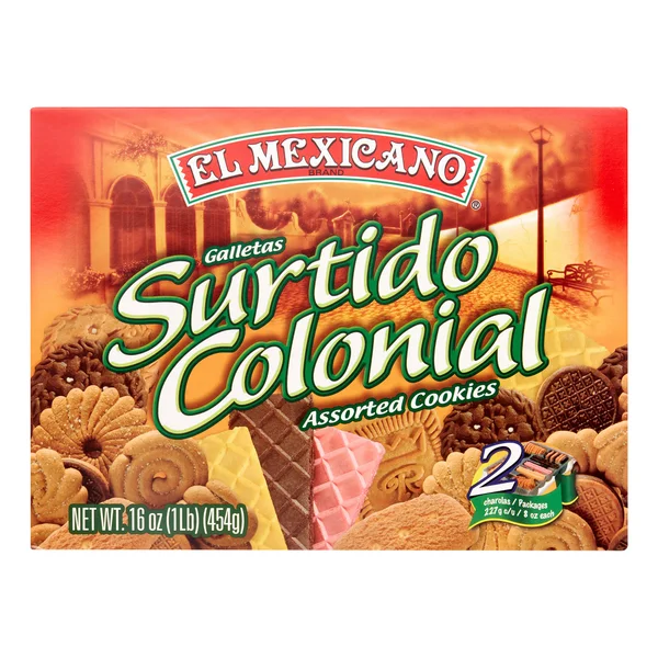 El Mexicano Surtido Colonial Galletas, Assorted Cookies, 16 oz