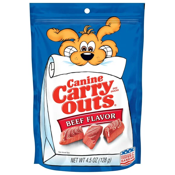 Canine Carry Outs Dog Snacks, Beef