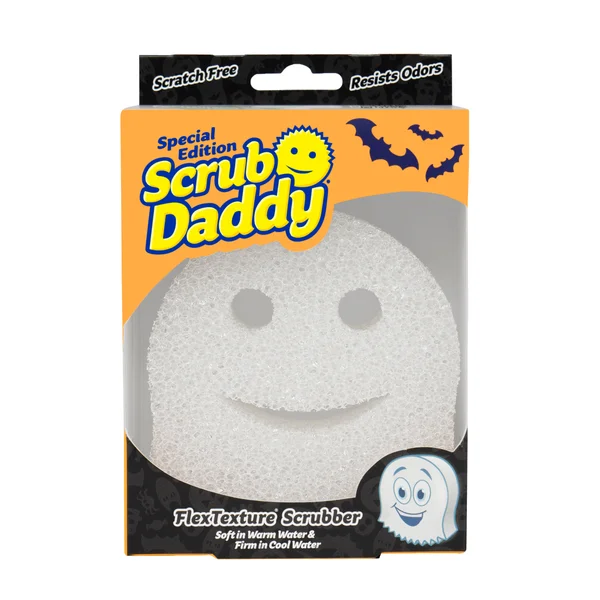 Scrub Daddy Halloween Ghost Non-Scratch Cleaning Sponge