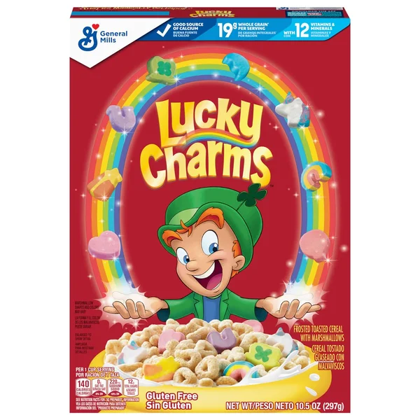 Lucky Charms Frosted Toasted Cereal With Marshmallows (10.5 oz)