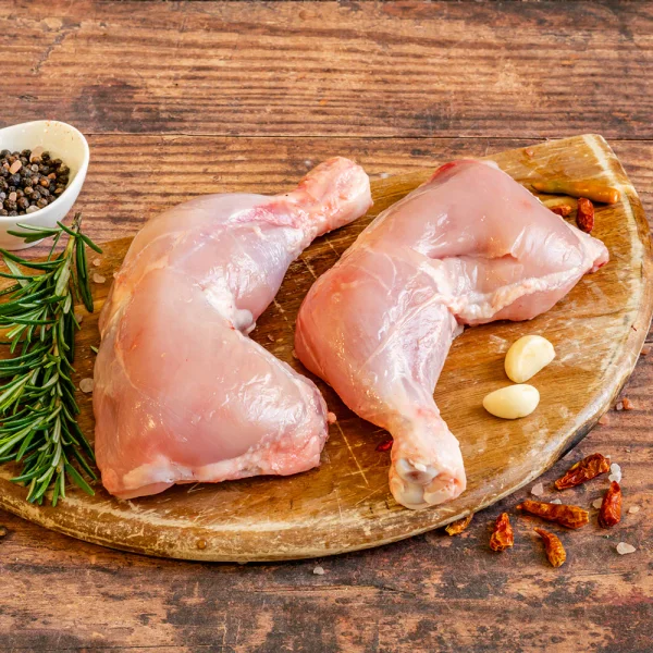 Chicken Thigh Bone-In (Antibiotics Free) Without Skin / lb