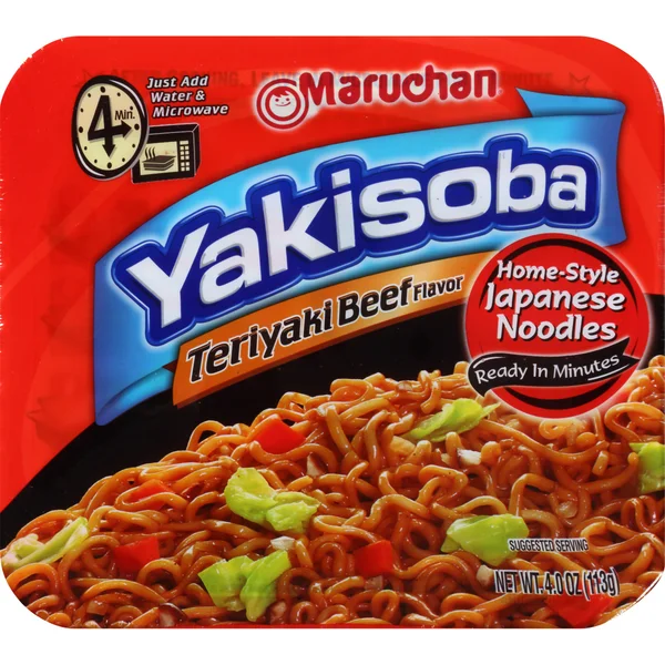 Maruchan Yakisoba, Teriyaki Beef Flavor, 4 oz, 8 Ct