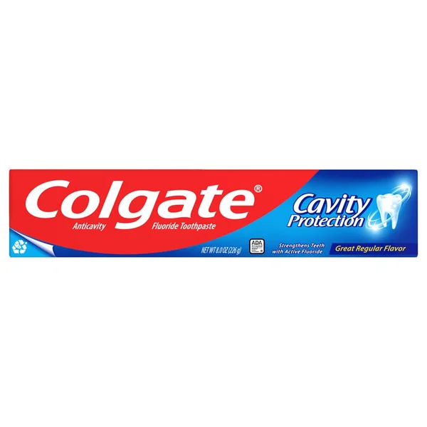 Colgate Flouride Anticavity Protection Toothpaste, Great Regular