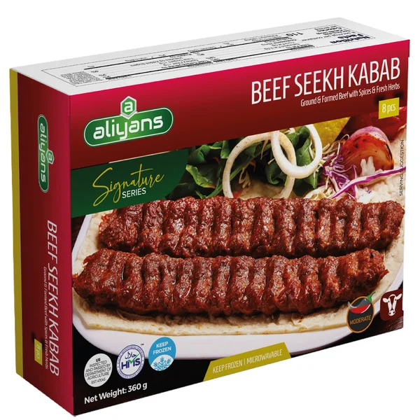 ALIYANS Beef Seekh Kabab 360 gm