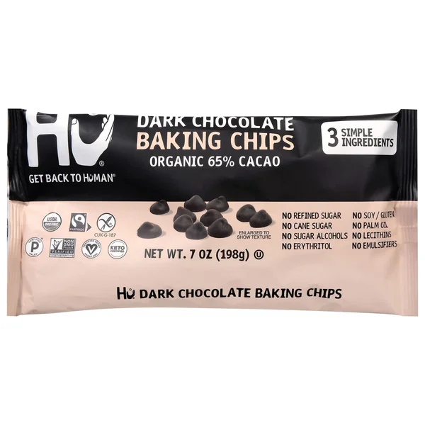 Hu Organic Baking Chips, Dark Chocolate (7 oz)