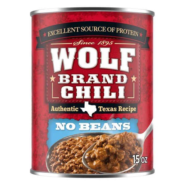 Wolf Brand Chili Without Beans (15 oz)