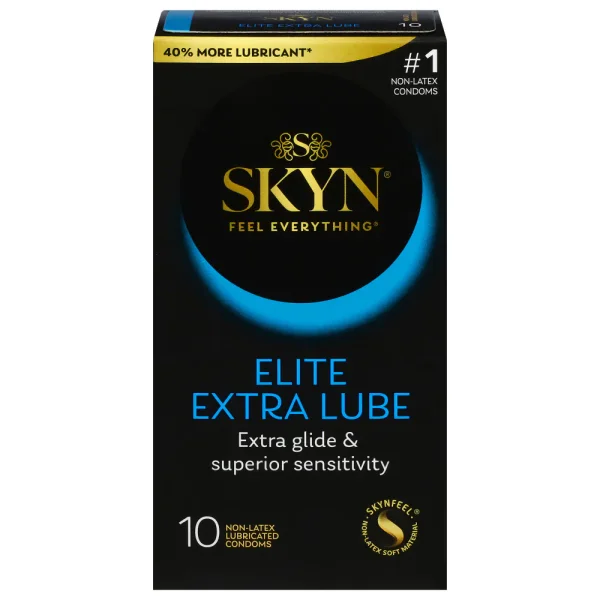 Skyn® Elite Extra Lubricated Non-Latex Condoms
