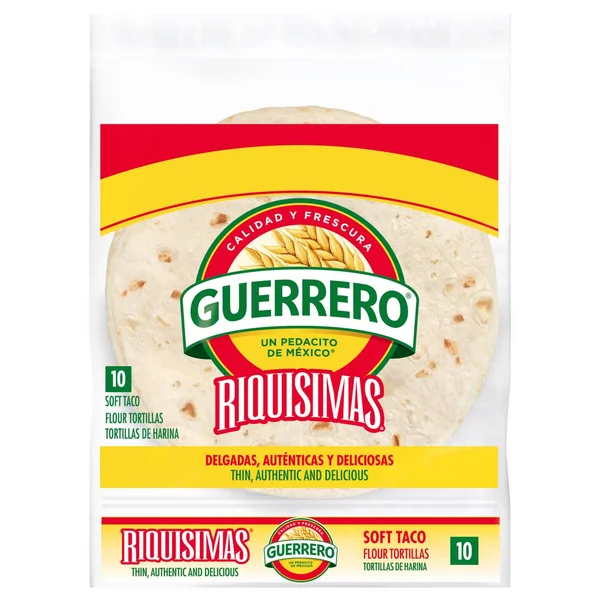 Guerrero Riquisimas Soft Taco Flour Tortillas