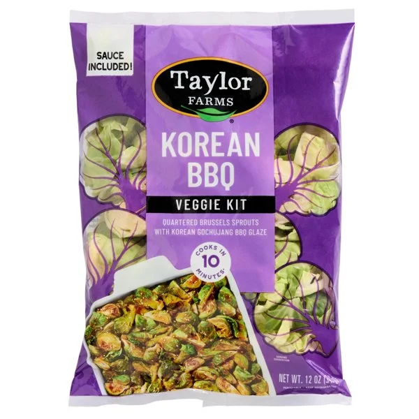 Taylor Farms Korean BBQ Brussels Sprouts Veggie Kit, 12 oz