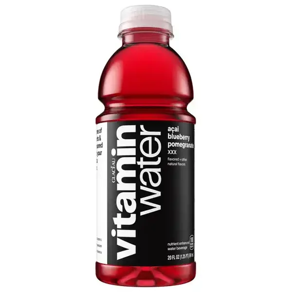 Vitaminwater Electrolyte Enhanced XXX Acai Blueberry Pomegranate Flavored Water Bottle (20 fl oz)