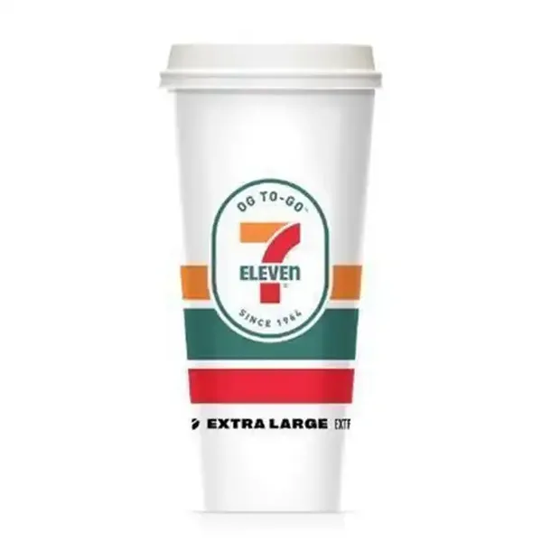 Extra Large French Vanilla Latte Coffee Drink Cup (24 fl oz)