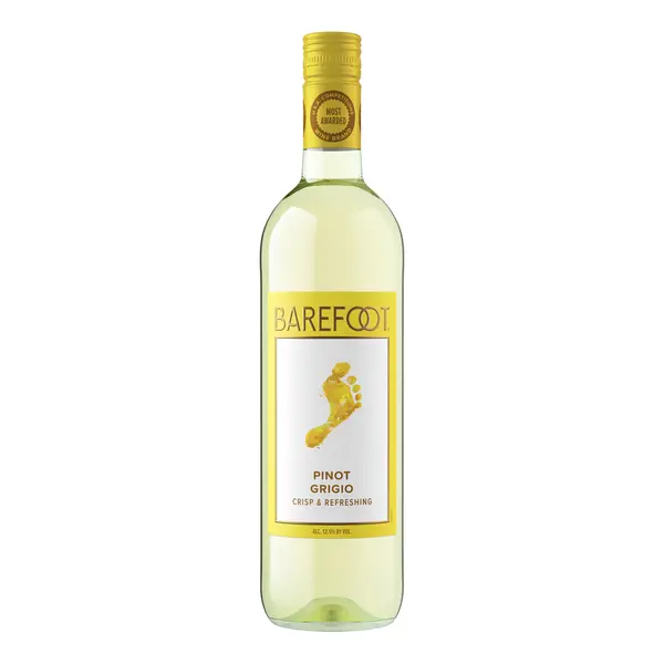 Barefoot Cellars Pinot Grigio Light Bodied White Wine 750ml
