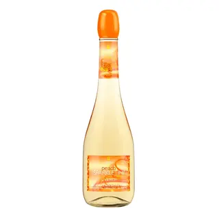 Verdi Peach Sparkletini, All Natural Fruit Flavored Italian Sparkling Spumante, Italy, 750ml Glass Bottle, 5-150ml Servings