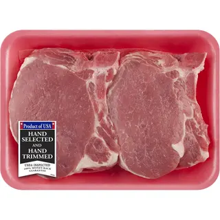Pork Center Cut Loin Chops Thick Bone-In, 1.4 - 2.0 lb Tray