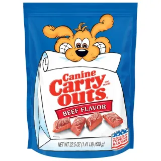 Canine Carry Outs Beef Flavor Chewy Dog Snacks