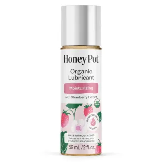 Honey Pot Organic Moisturizing Lubricant with Strawberry Extract