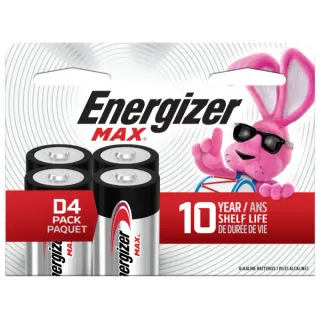 Energizer Max D Alkaline Batteries