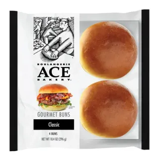 Ace Bakery Gourmet Burger Buns, Classic