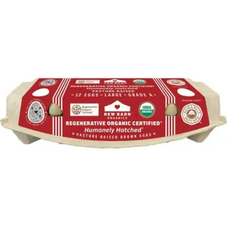 New Barn Organic Pasture Raised Brown Eggs