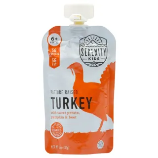 Serenity Kids Baby Food With Sweet Potato Pumpkin & Beet 6 M+, Turkey