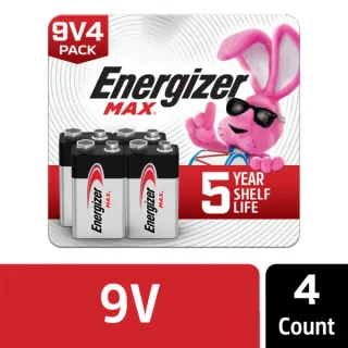 Energizer Max 9V Alkaline Batteries