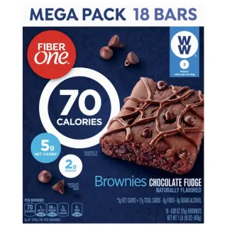 Fiber One Brownies Fudge, Chocolate