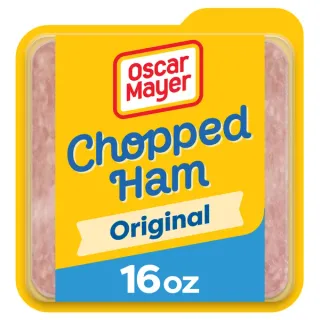 Oscar Mayer Chopped Ham & Water Product Sliced Deli Meat, for Sandwiches and Easy Lunches, 35% of Weight Is Added Ingredients, 3g Protein per Serving, 16 oz