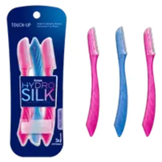 Schick Hydro Silk Touch-Up Dermaplaning Tool with Precision Cover, Face & Eyebrow Razor - 3ct