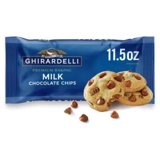 Ghirardelli Premium Baking Chips, Milk Chocolate (11.5 oz)
