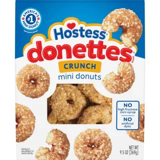 Hostess Donettes Crunch Mini Donuts