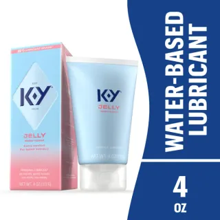 K-Y Jelly Personal Lubricant, Water Based Lube for Sexual Wellness, 4 Fl oz