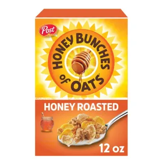 Honey Bunches Of Oats Sweetened Breakfast Cereal, Honey Roasted (12 oz)
