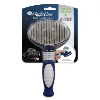 Four Paws Magic Coat Professional Series Self-Cleaning Slicker Dog Brush