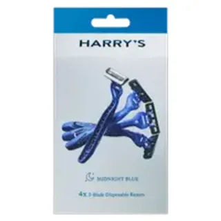 Harry's Men's Disposable 3-Blade Razors, 4ct