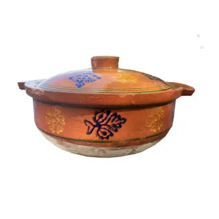 Three Rivers Matti Ki Karahi ( Clay Pot ) With Cover