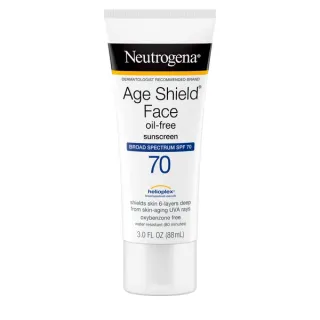 Neutrogena Age Shield Face Sunscreen, SPF 70 Sunblock, 3 fl oz