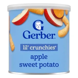 Gerber Snacks for Baby Lil Crunchies - Apple Sweet Potato, 1.48 oz