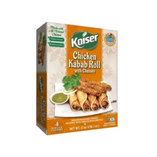COLONEL KABAB Chicken Kabab Rolls W / Chutny 15 oz