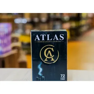 ATLAS Premium Coconut Charcoal 72 Large Cubes