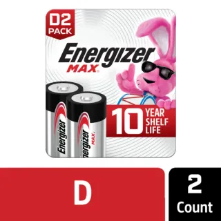 Energizer Max D Alkaline Batteries