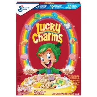 Lucky Charms Frosted Toasted Cereal With Marshmallows (10.5 oz)
